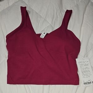 Lululemon BERRY RUMBLE Align Tank!!! New New Color,gorgeous!!BRML Sz 10
